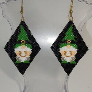St. Patrick's Gnome Earrings